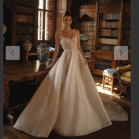 Berta Dresses & Skirts - Berta wedding gown! Pearls and sparkles!